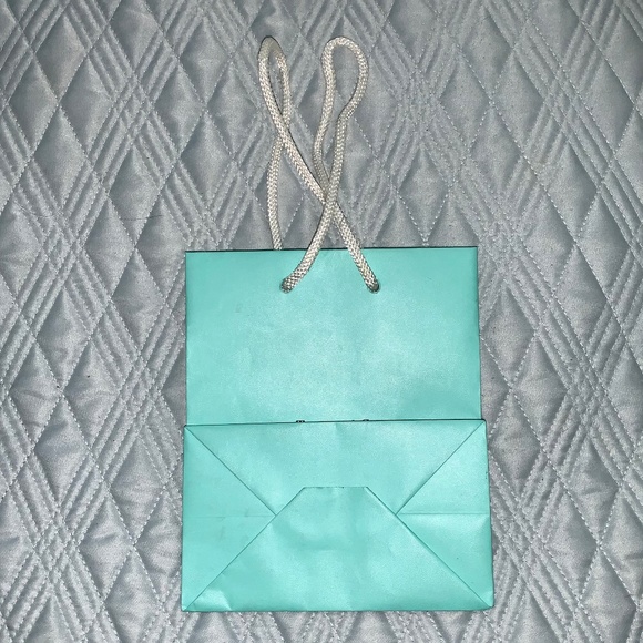 Authentic Tiffany & Co Gift Bag 6" x 5" x 3" - Picture 2 of 7